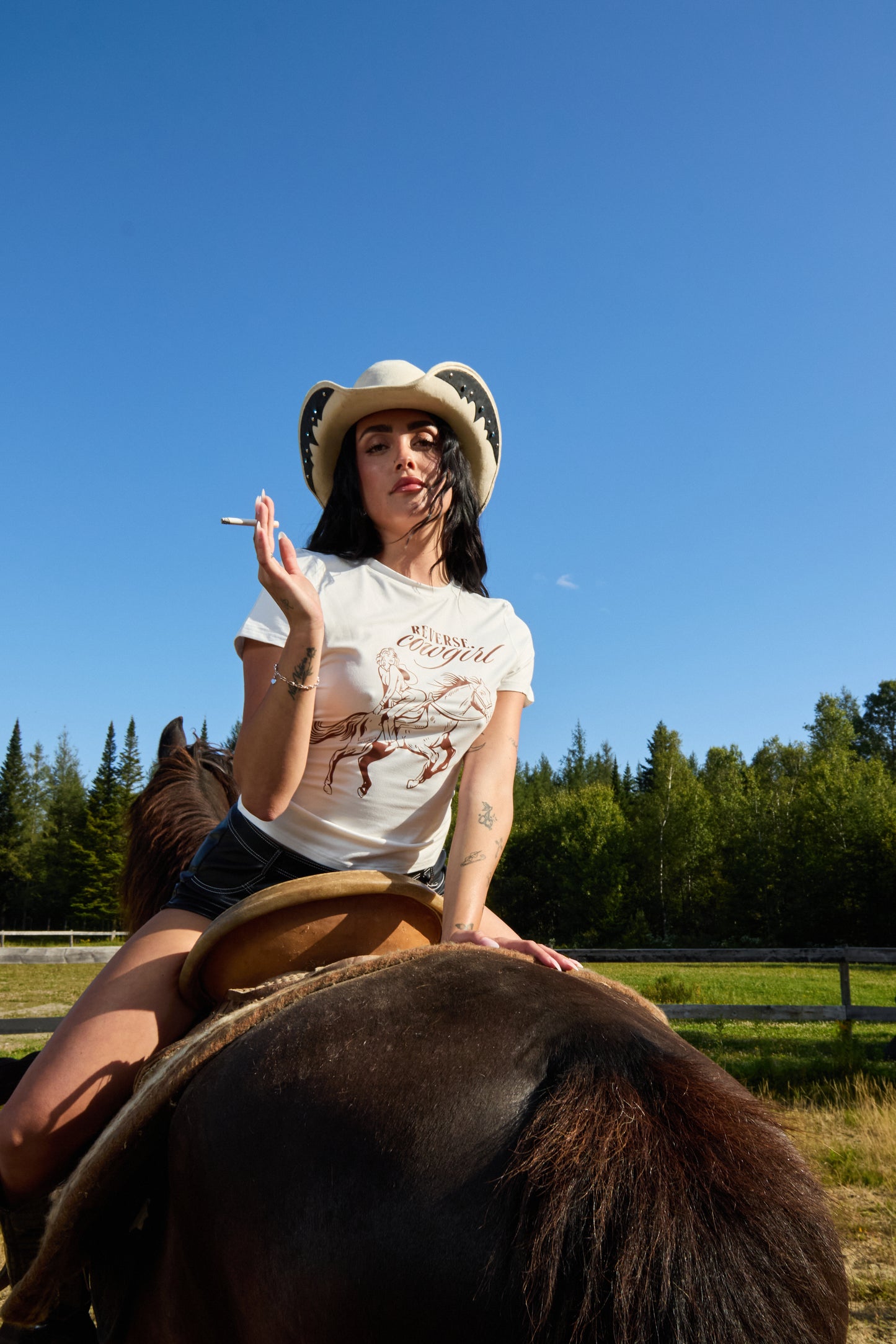 T-shirt REVERSE COWGIRL - femme