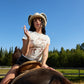 T-shirt REVERSE COWGIRL - femme